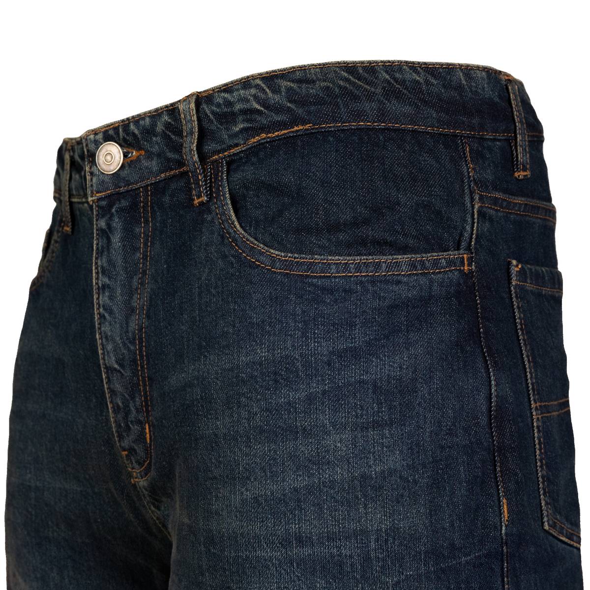 FlameSafe JEACO-DENNVST01 Men’s Flame-Resistant 10oz Nylon/Cotton Denim Jeans Navy - Image 3
