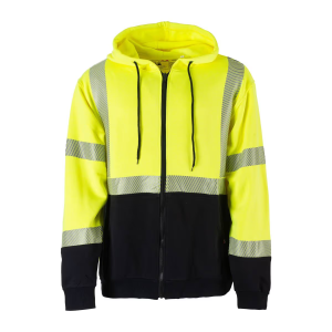 Flamesafe HOMAKYBC2 Pullover Hoodie 2-Tone Hi-Vis FR Fleece Hi-Vis / Black