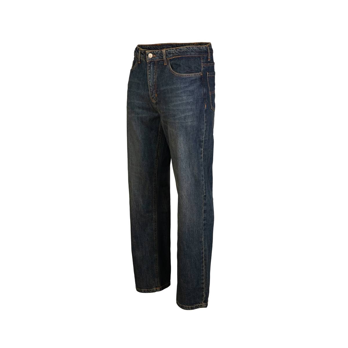 FlameSafe JEACO-DENNVST01 Men’s Flame-Resistant 10oz Nylon/Cotton Denim Jeans Navy